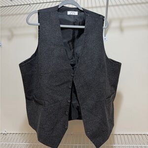 Kirrin Finch Charcoal Tweed Vest